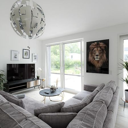 Lulex IV - Traumwohnung Terasse Garten In Neuss Ngoại thất bức ảnh